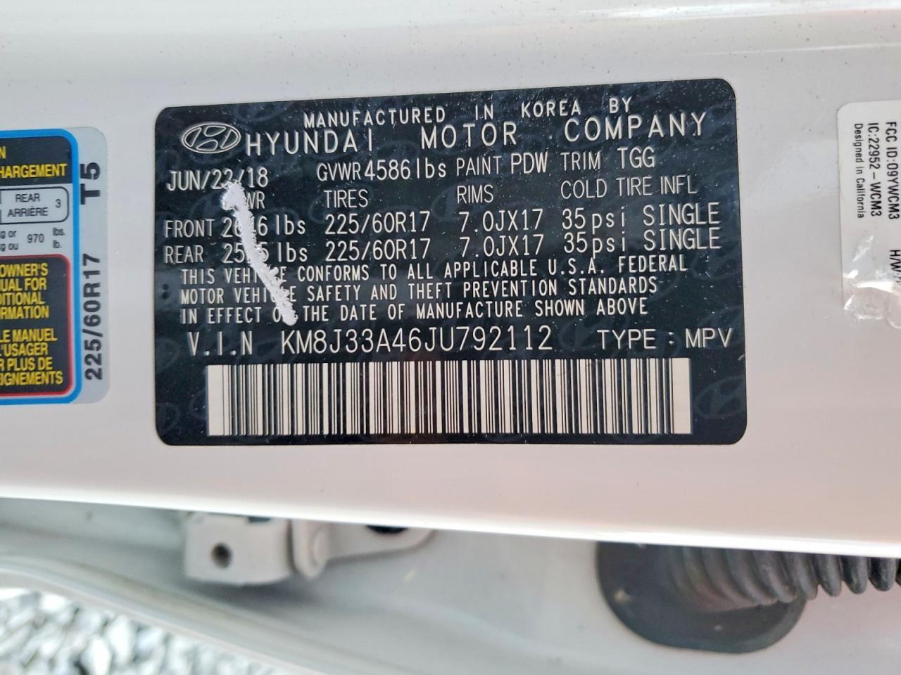 2018 HYUNDAI TUCSON
