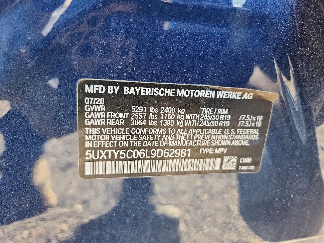 2020 BMW X3