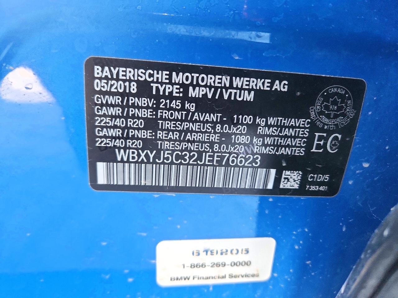 2018 BMW X2