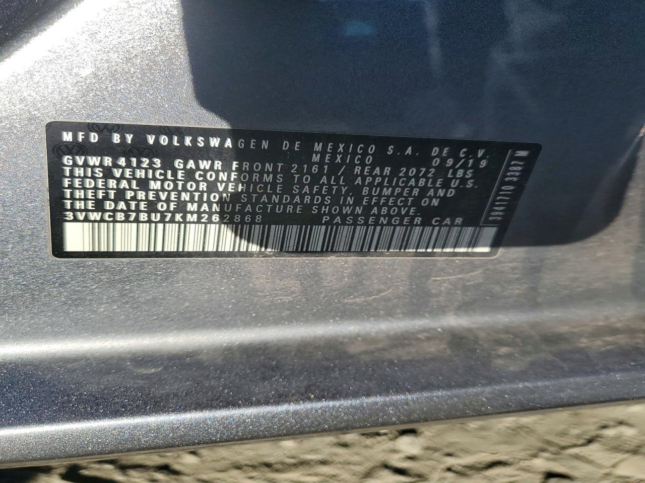 2019 VOLKSWAGEN JETTA