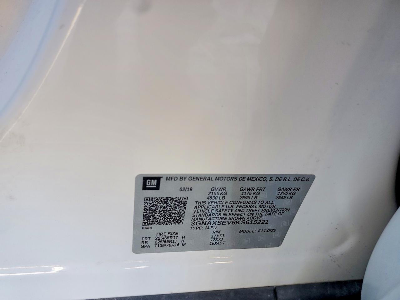 2019 CHEVROLET EQUINOX