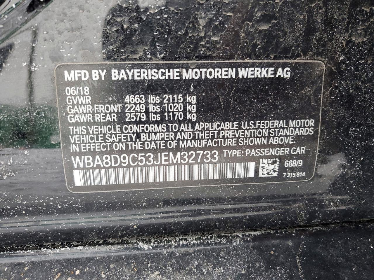 2018 BMW 3 SERIES