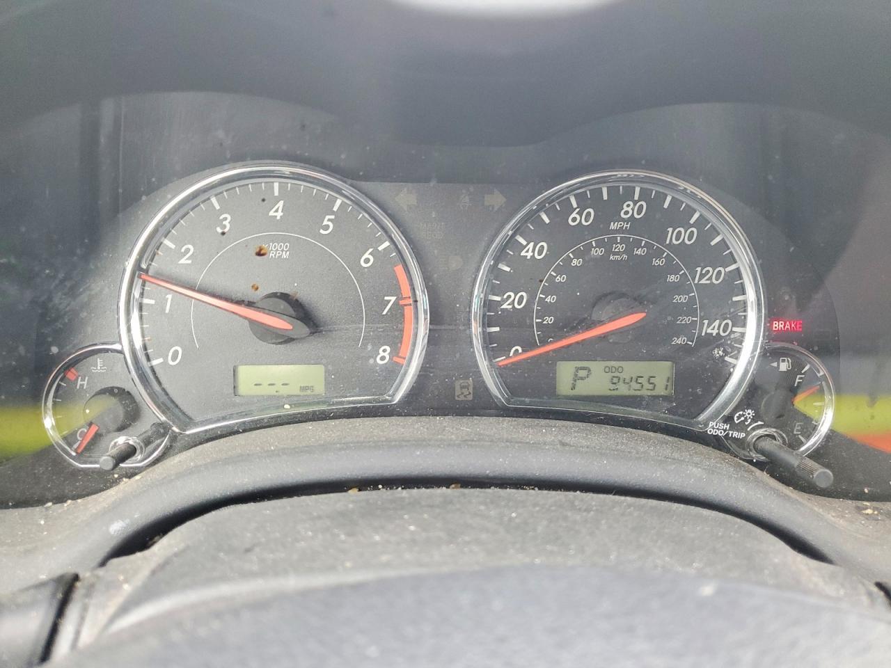 2012 TOYOTA COROLLA