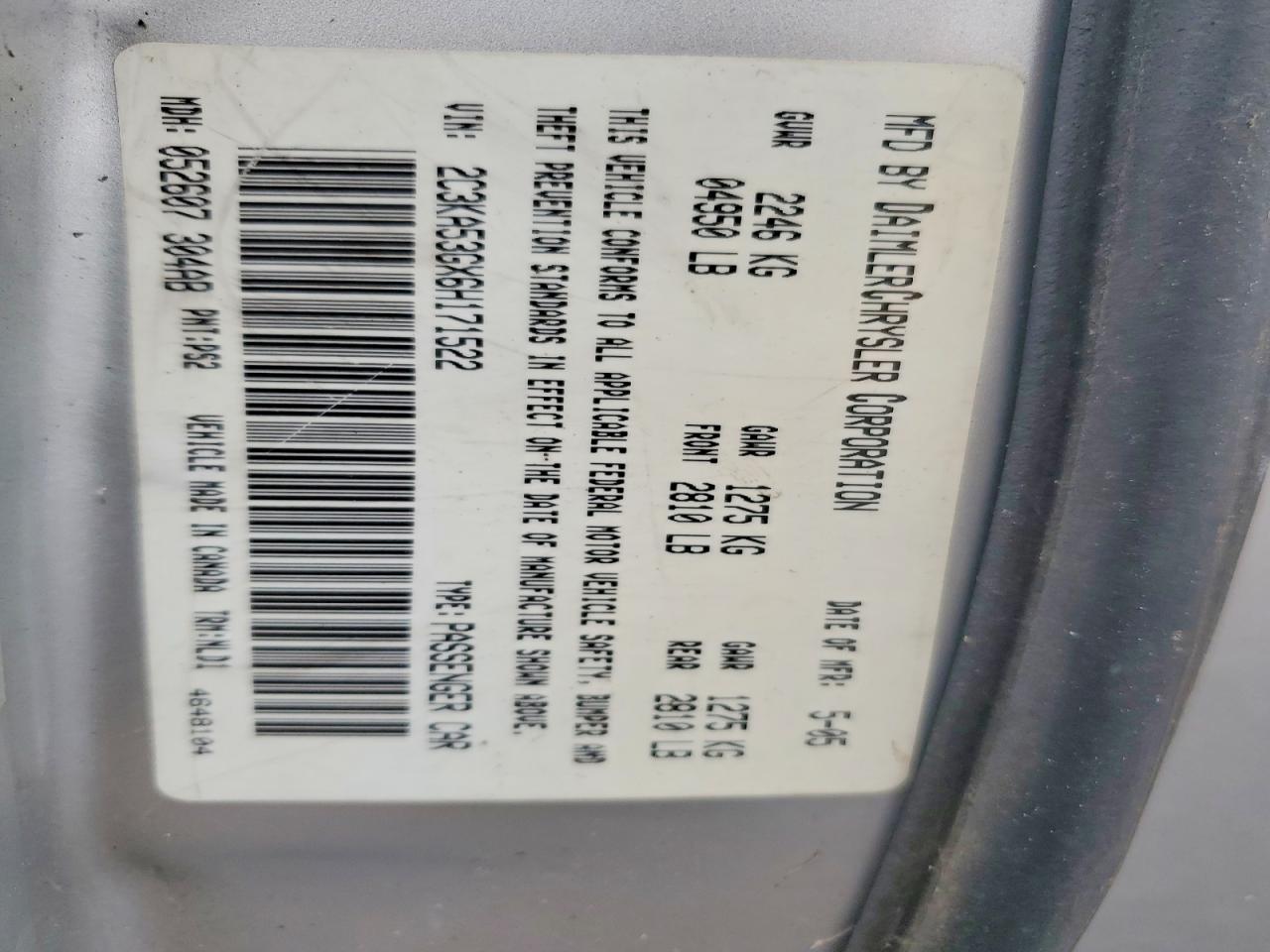 2006 CHRYSLER 300