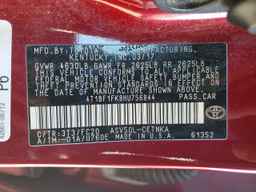 2017 TOYOTA CAMRY