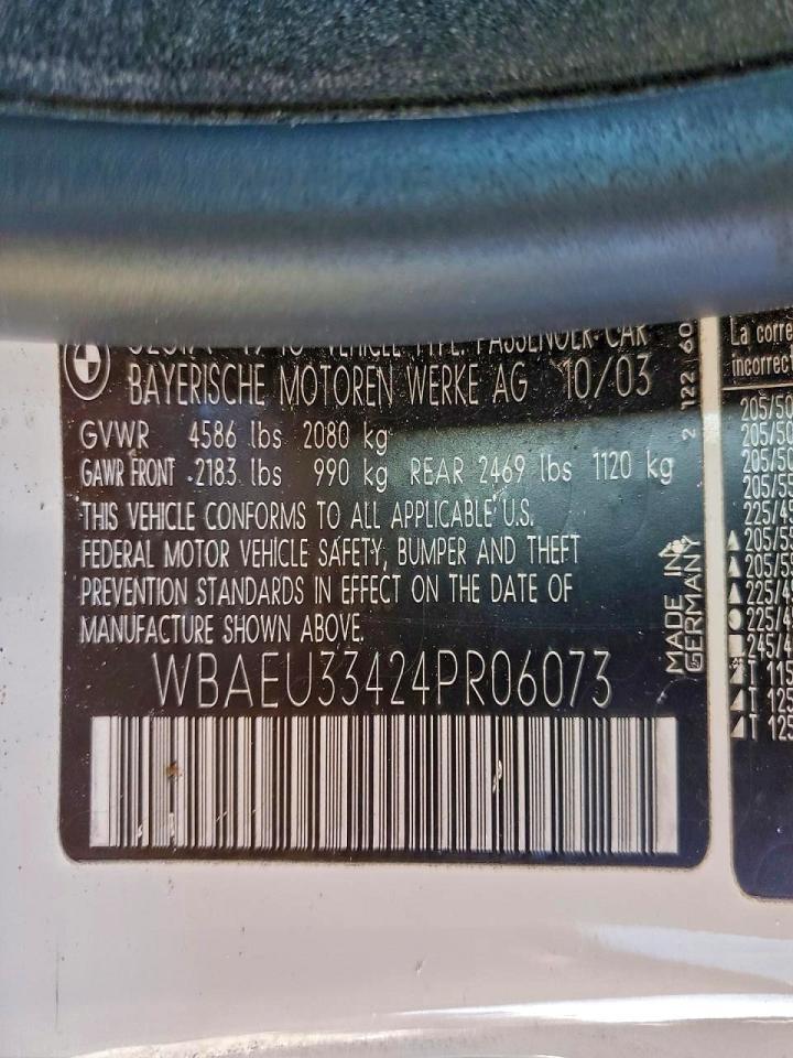 2004 BMW 3 SERIES