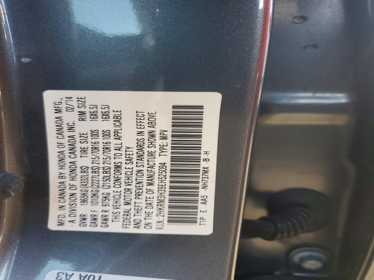 2014 HONDA CR-V
