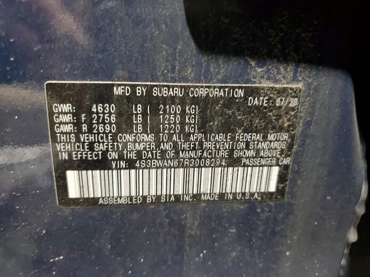 2024 SUBARU Legacy