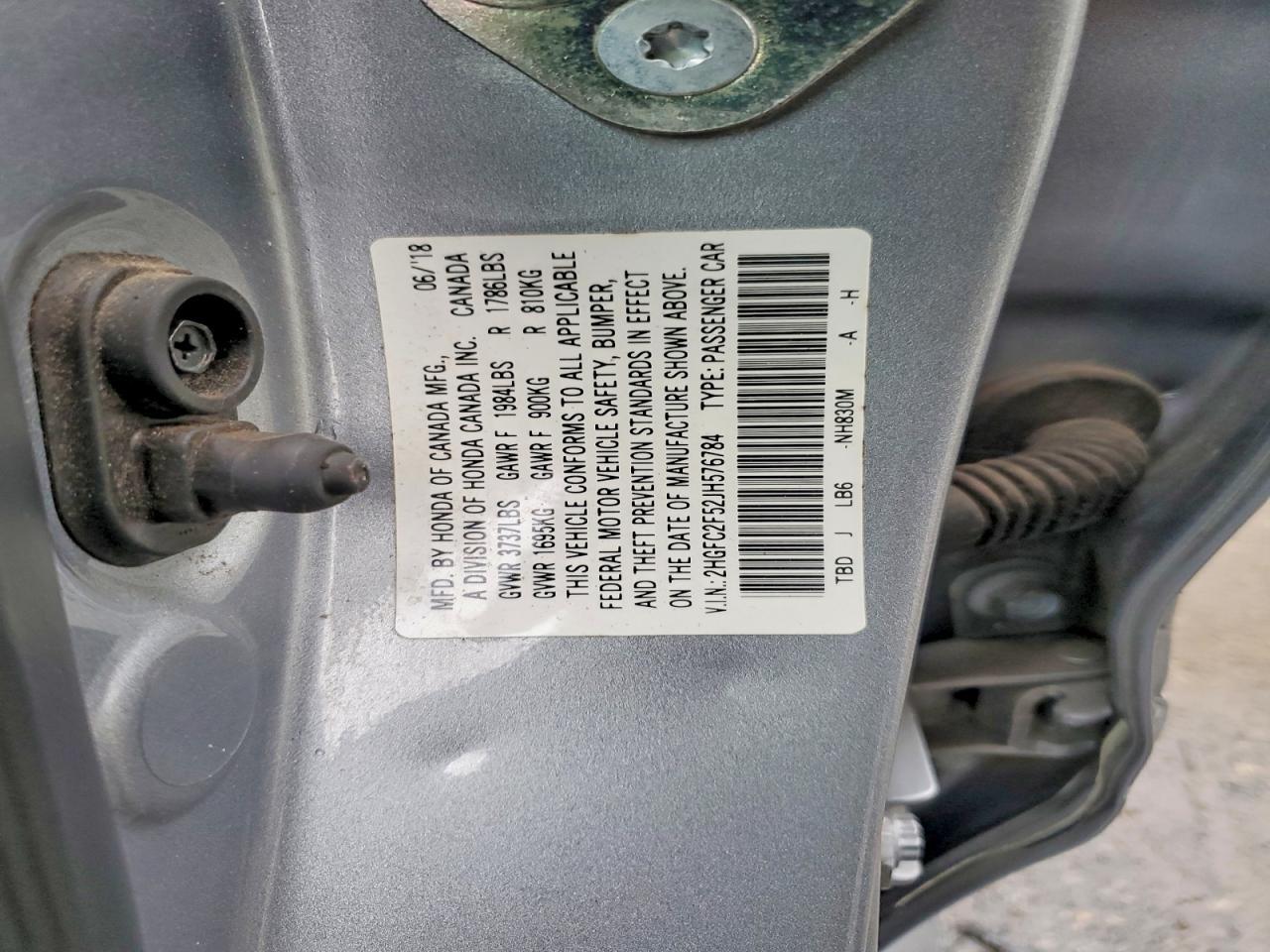 2018 HONDA CIVIC