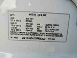 2024 TESLA MODEL Y