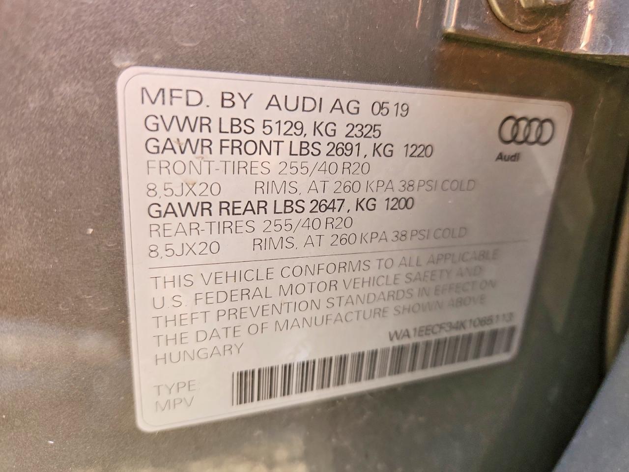 2019 AUDI Q3