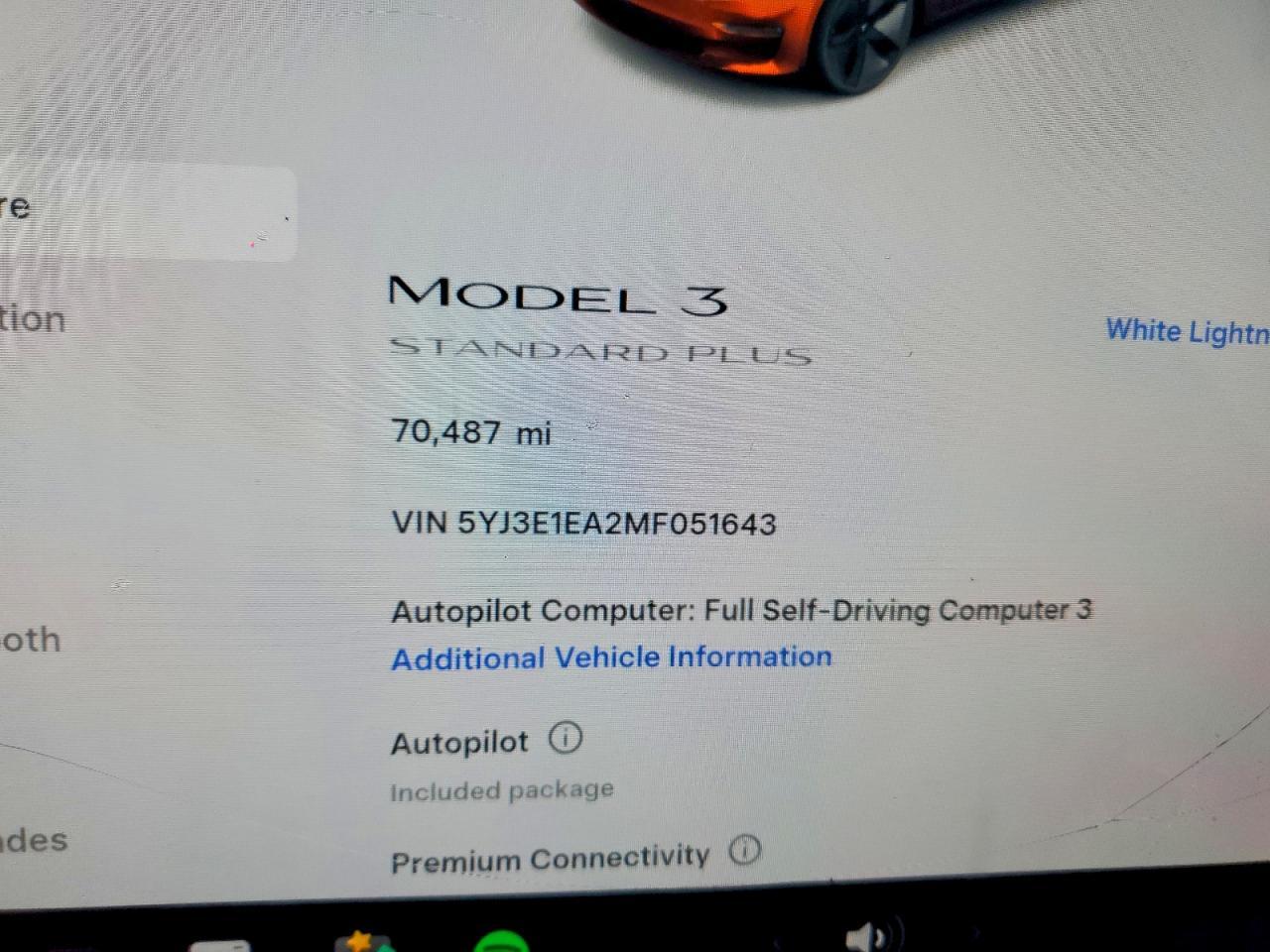 2021 TESLA MODEL 3