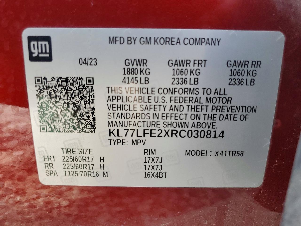 2024 CHEVROLET TRAX