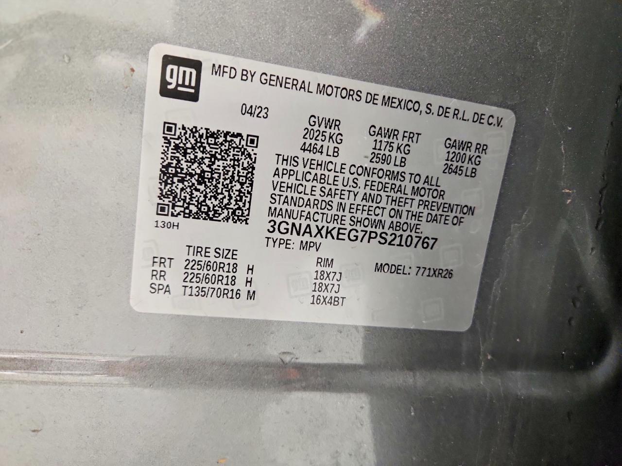 2023 CHEVROLET EQUINOX