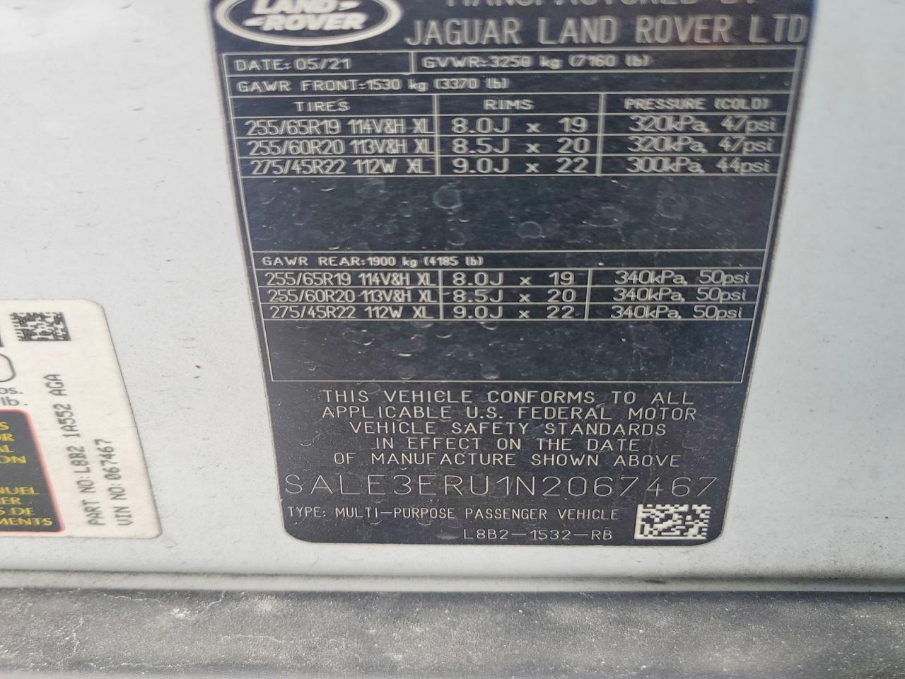 2022 LAND ROVER Defender