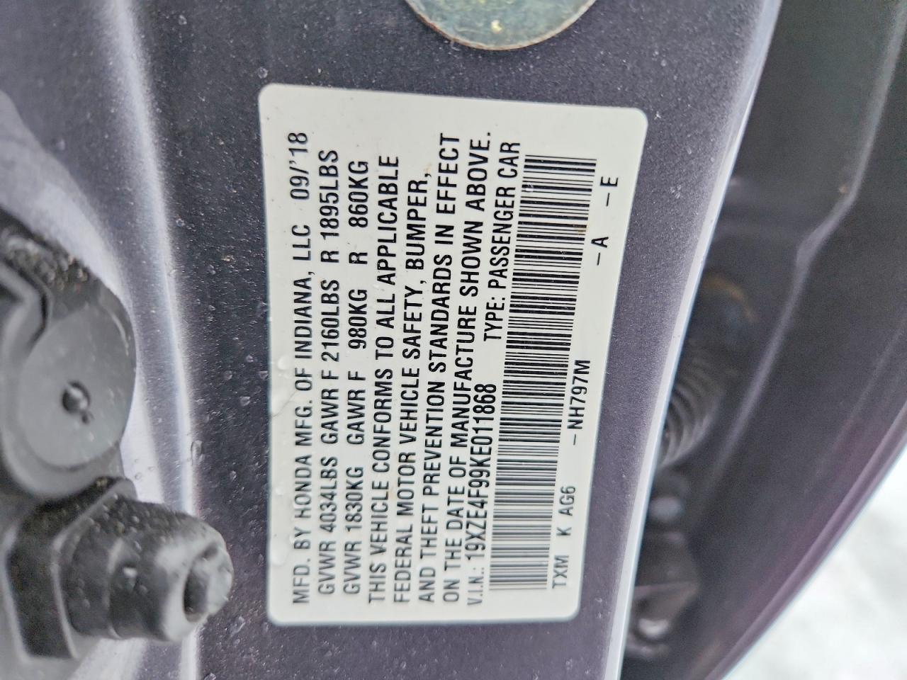 2019 HONDA Insight