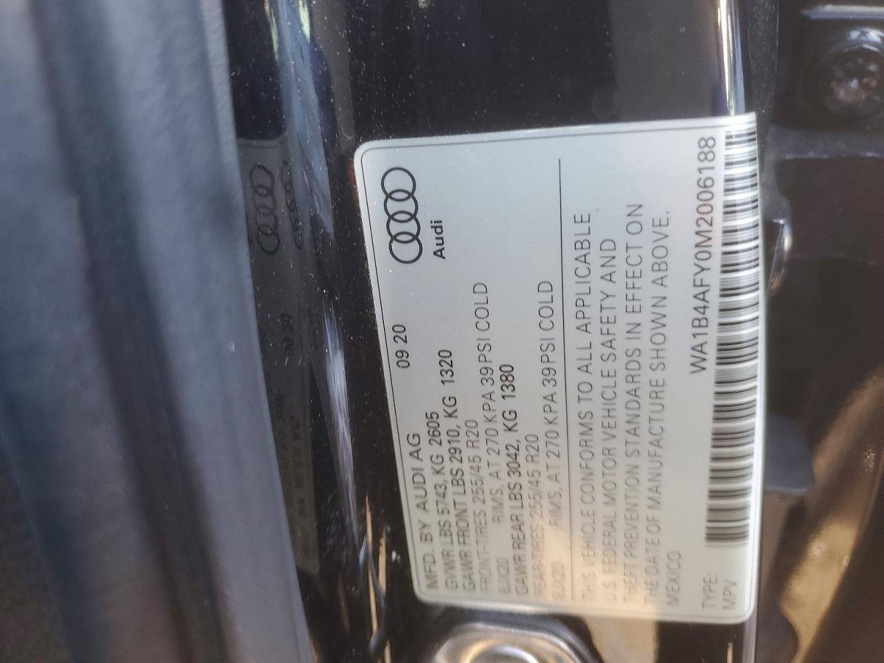2021 AUDI SQ5