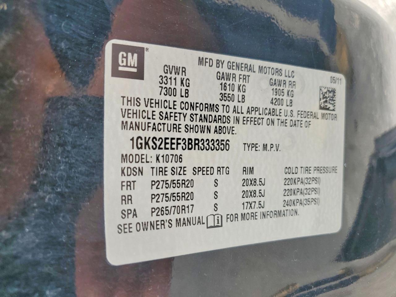 2011 GMC Yukon