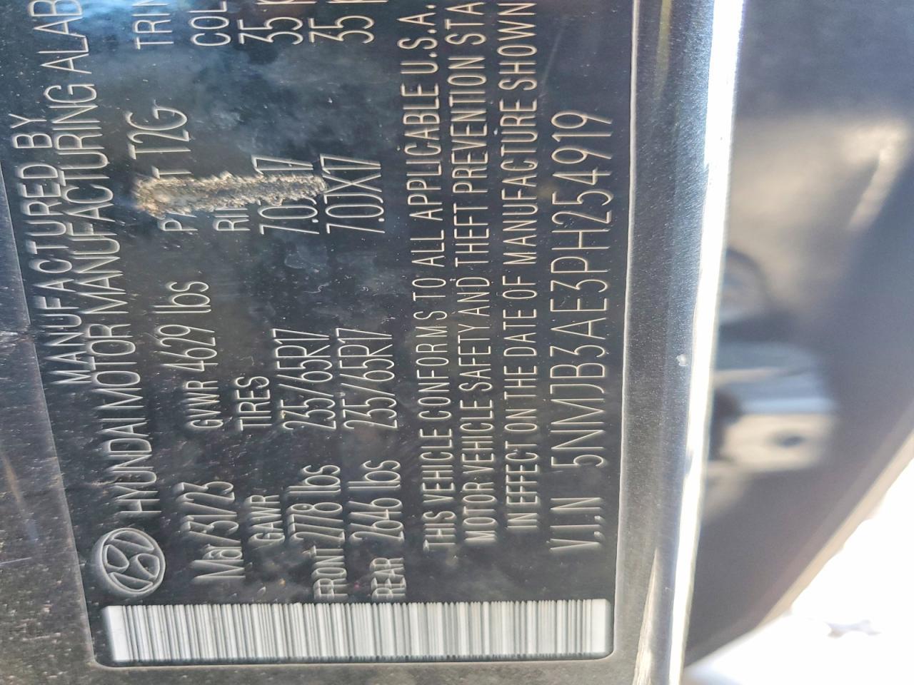 2023 HYUNDAI TUCSON