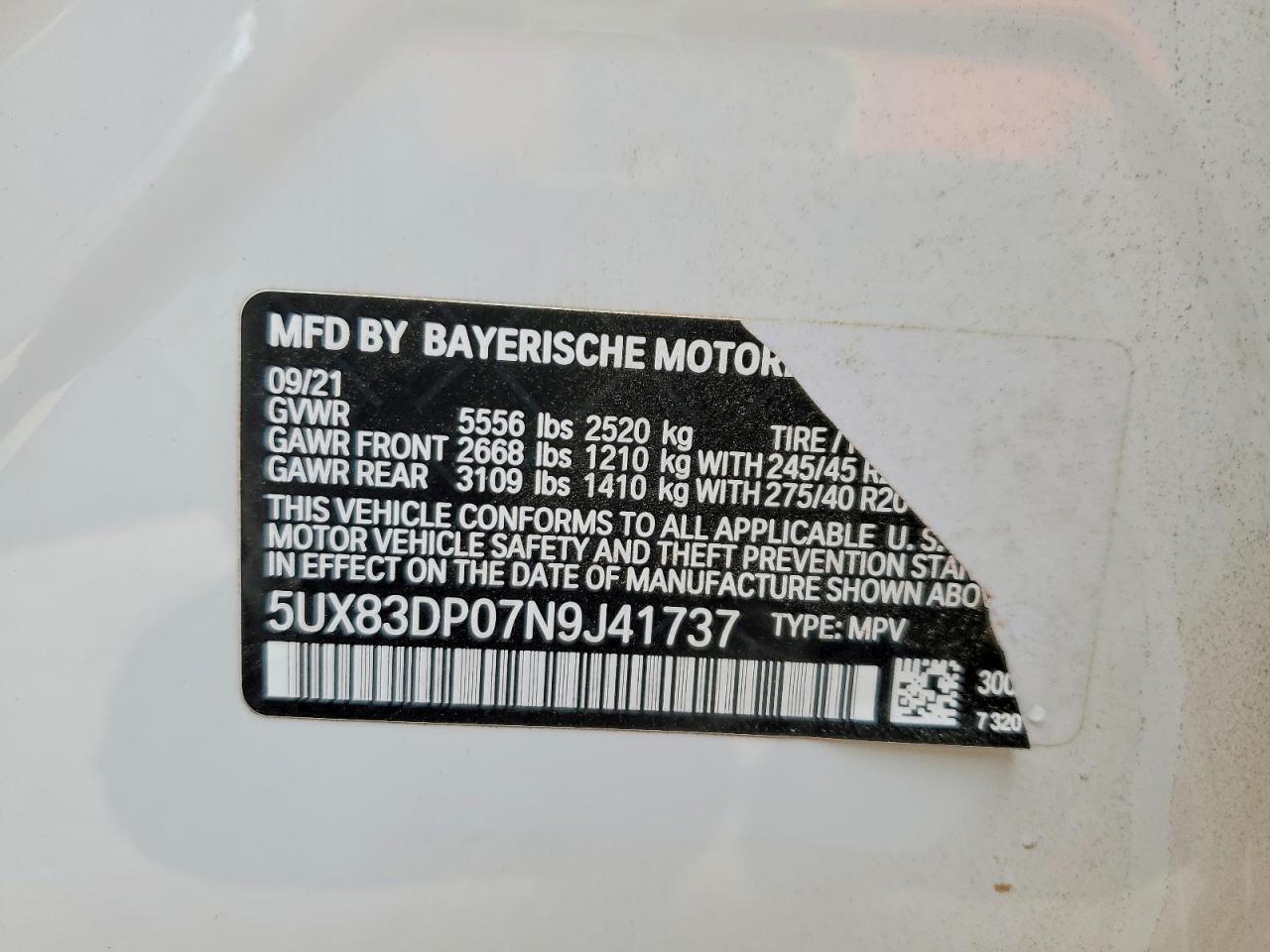 2022 BMW X3