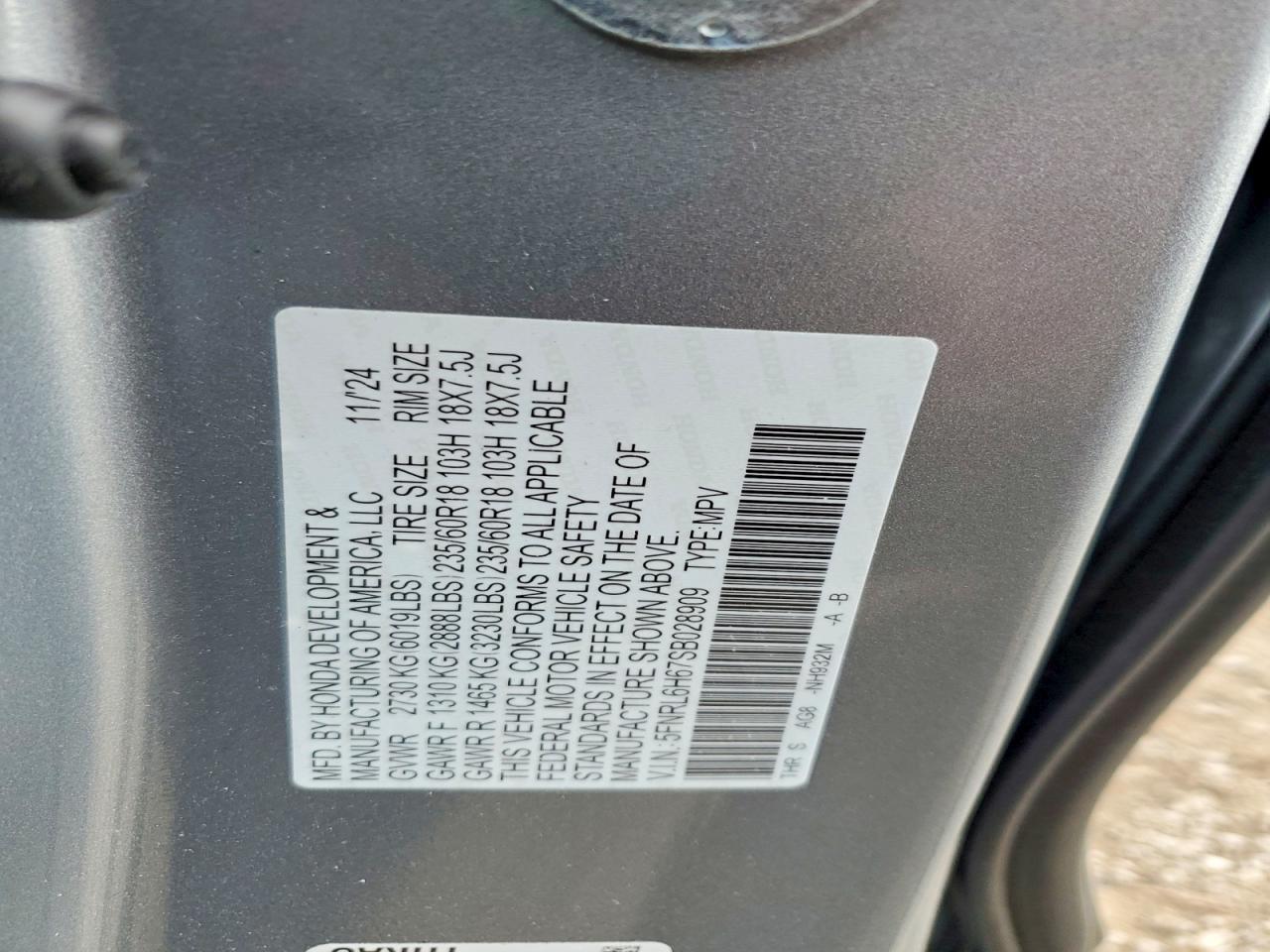 2025 HONDA ODYSSEY