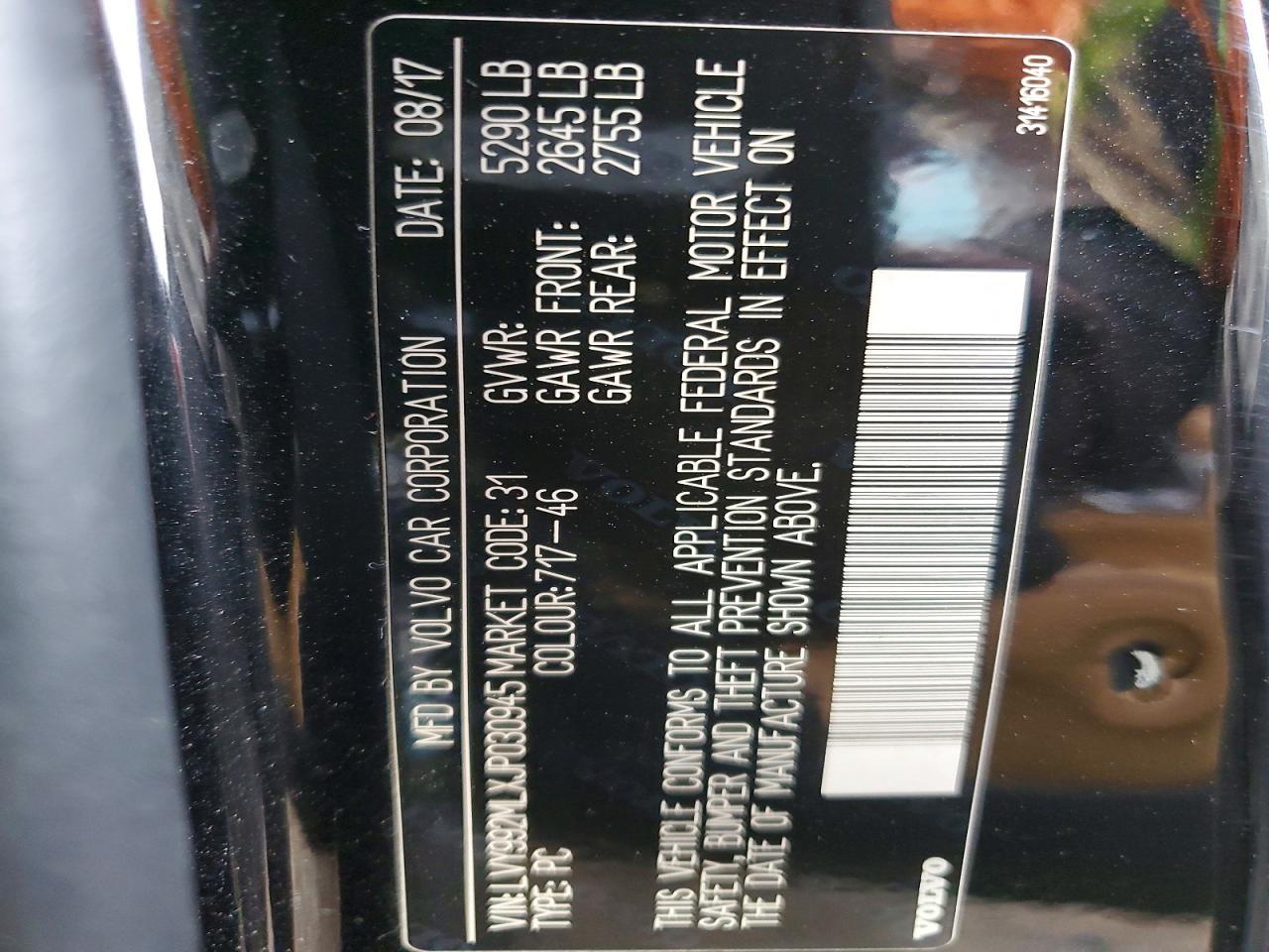 2018 VOLVO S90