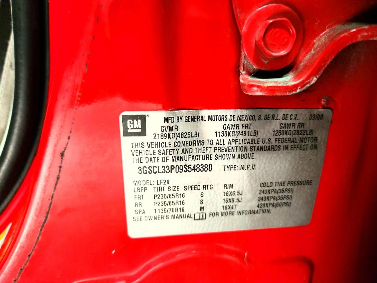 2009 SATURN Vue