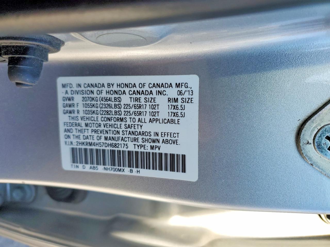 2013 HONDA CR-V