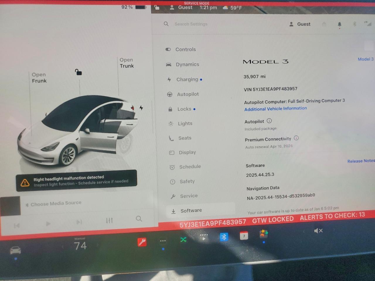 2023 TESLA MODEL 3