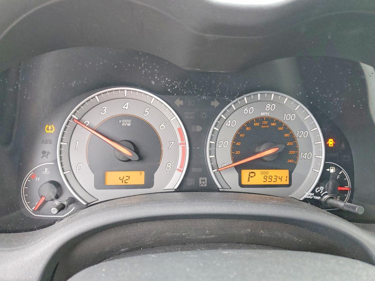 2010 TOYOTA COROLLA