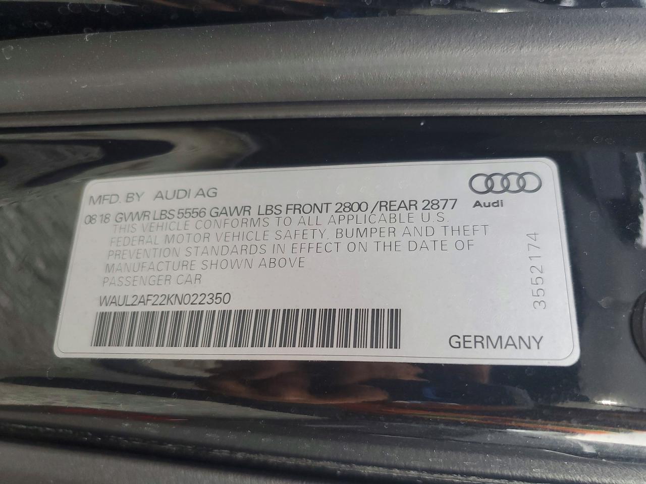 2019 AUDI A6