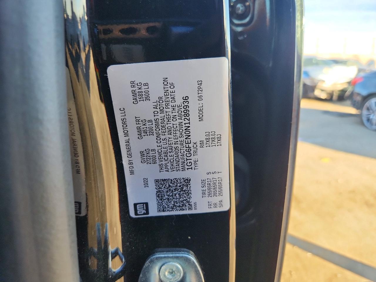 2022 GMC CANYON