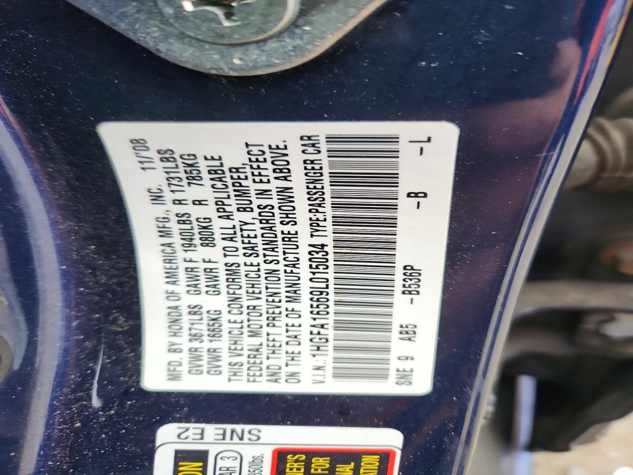 2009 HONDA CIVIC