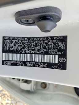 2022 TOYOTA COROLLA