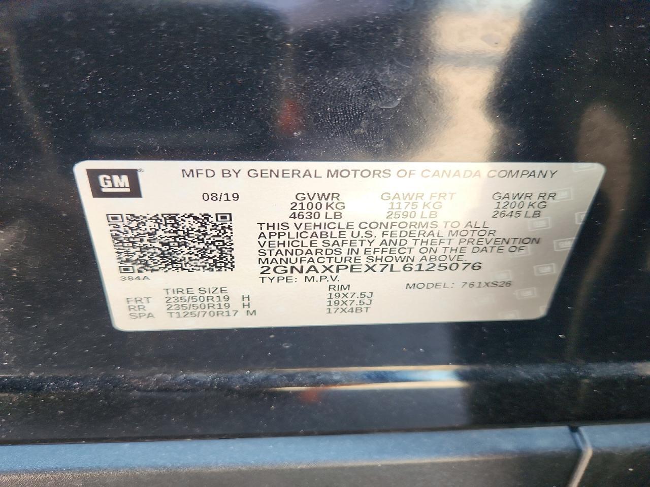 2020 CHEVROLET EQUINOX