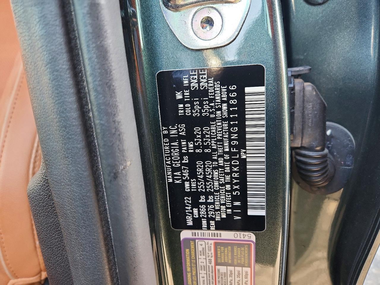 2022 KIA SORENTO