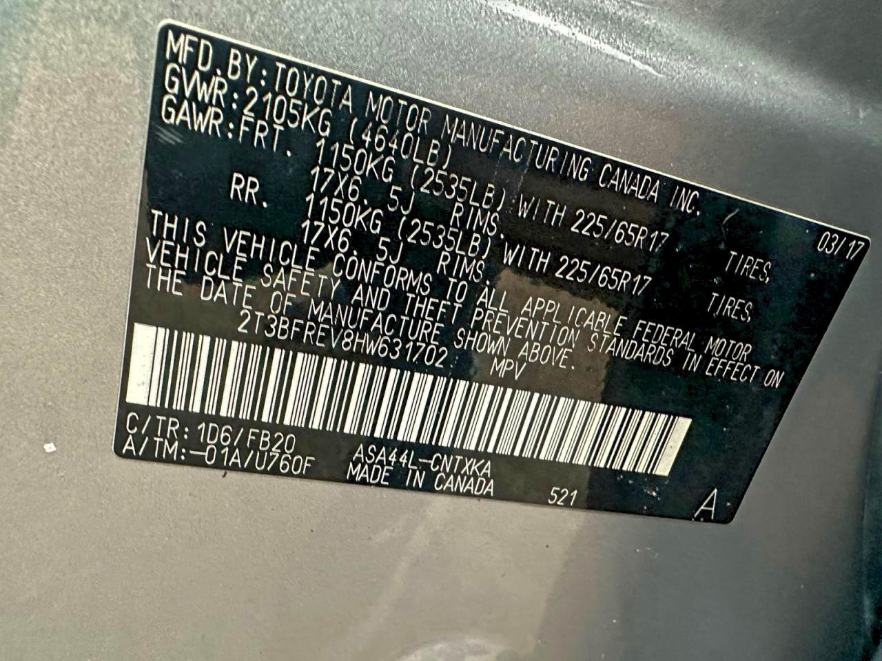 2017 TOYOTA RAV4