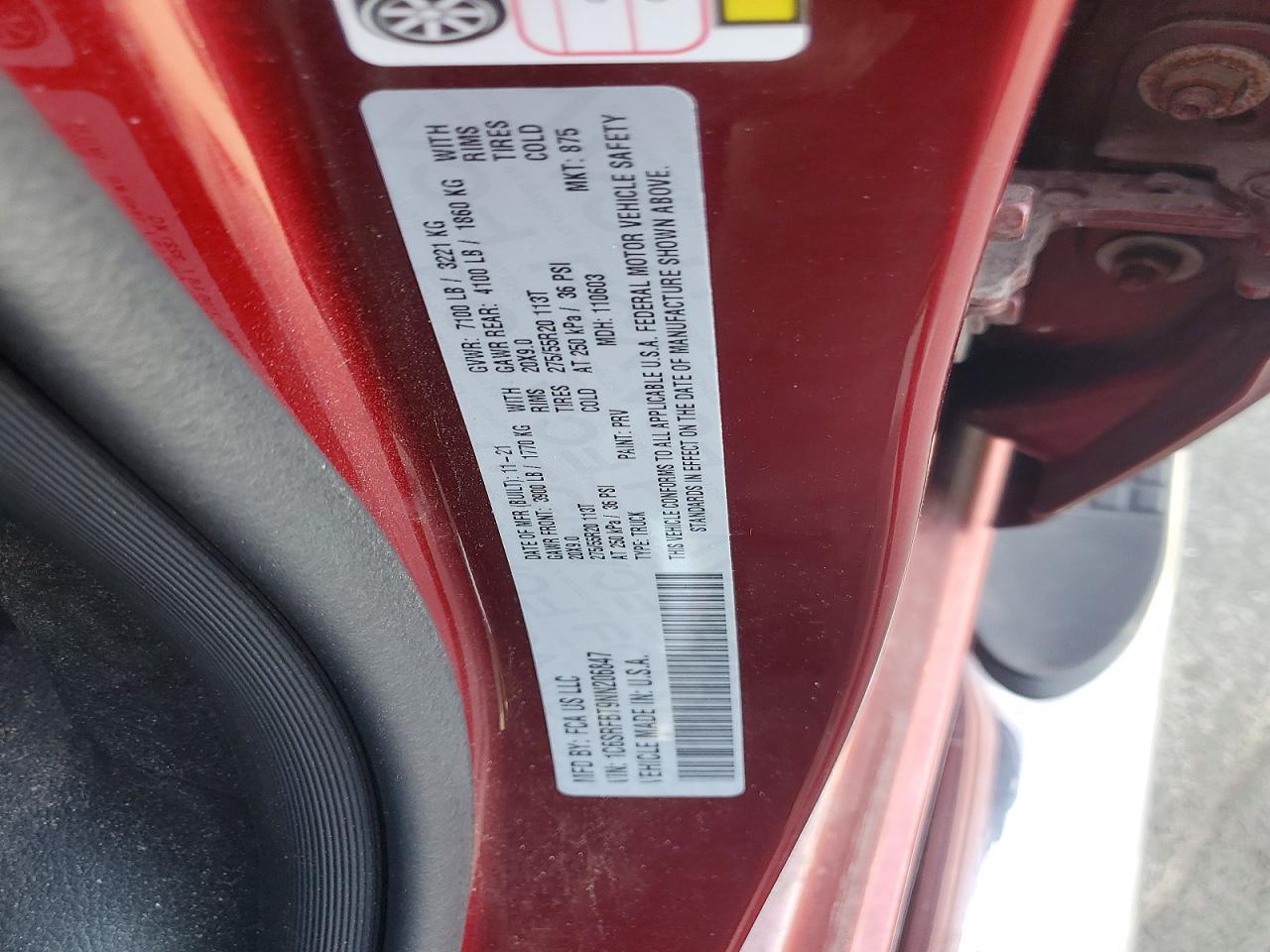 2022 RAM 1500