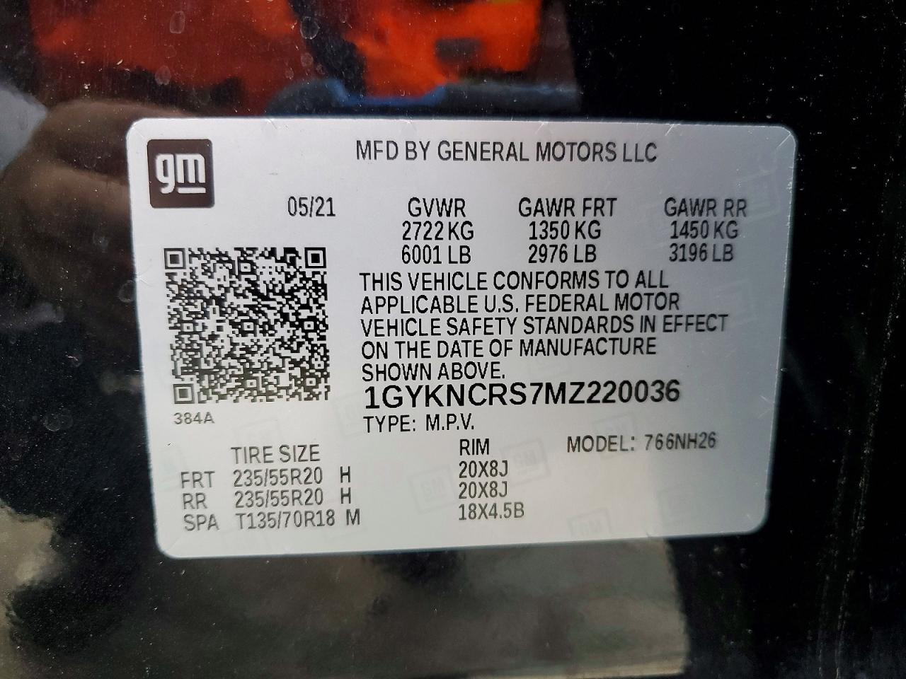2021 CADILLAC XT5