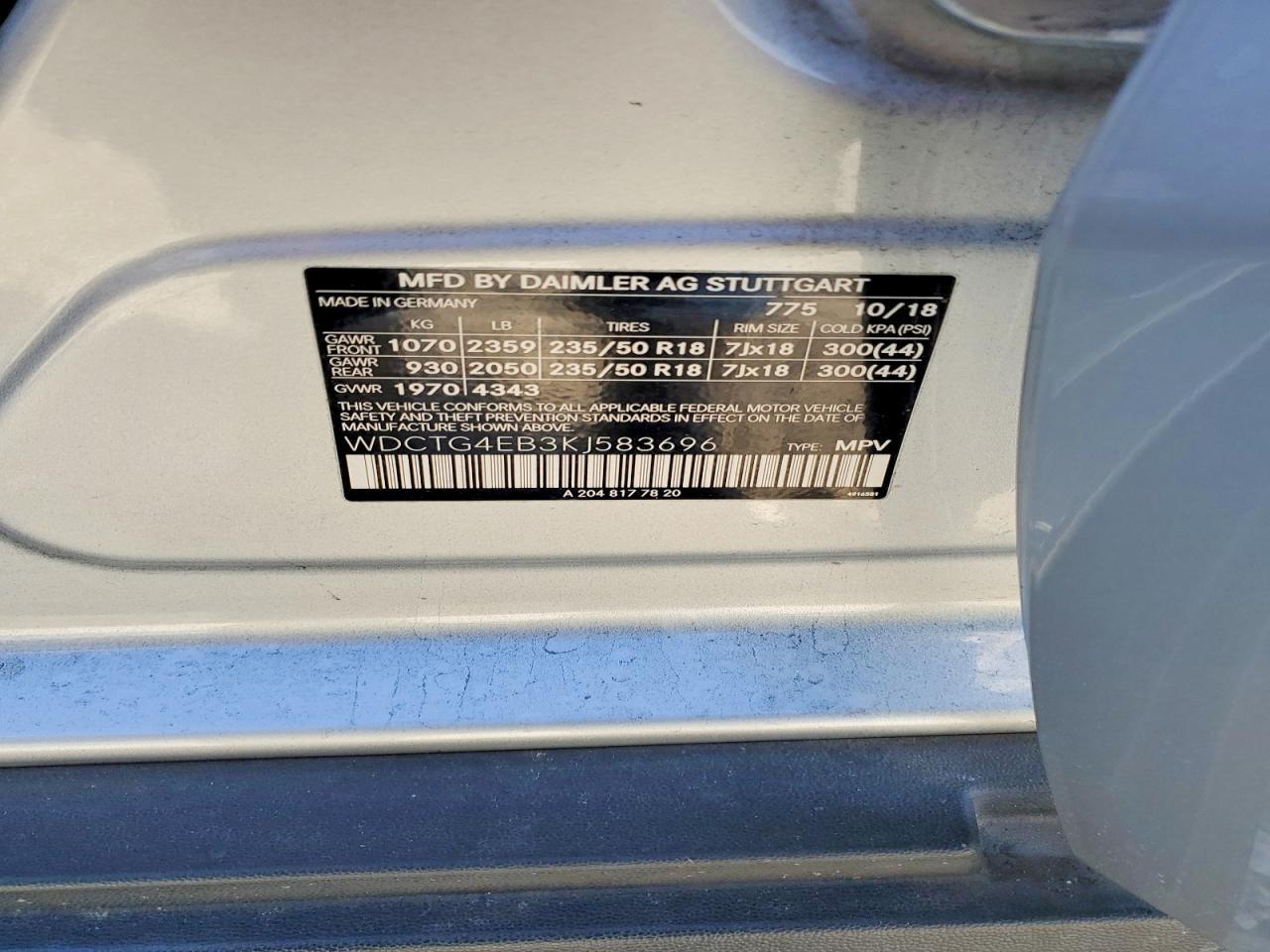 2019 MERCEDES-BENZ GLA-Class