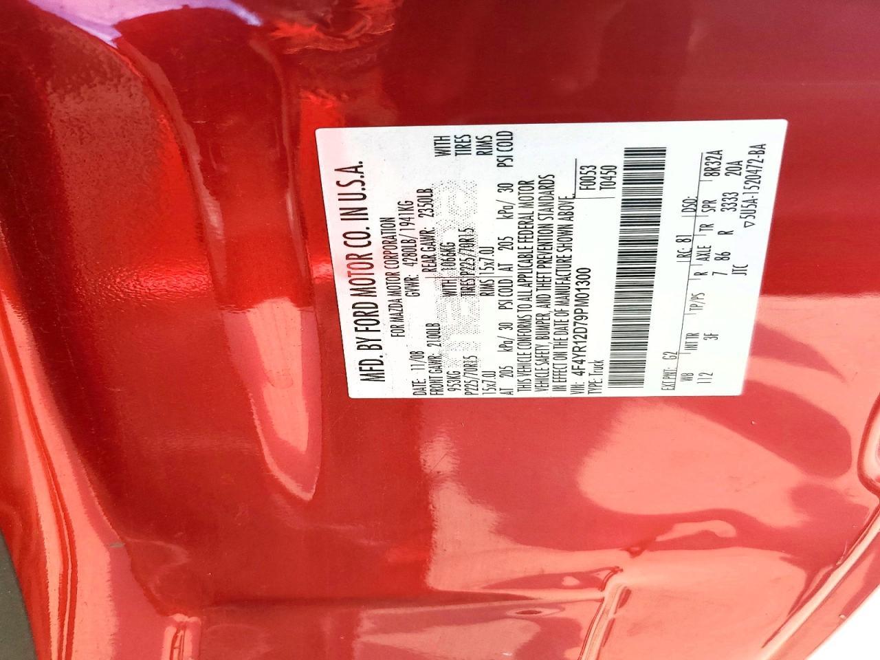 2009 MAZDA B2300