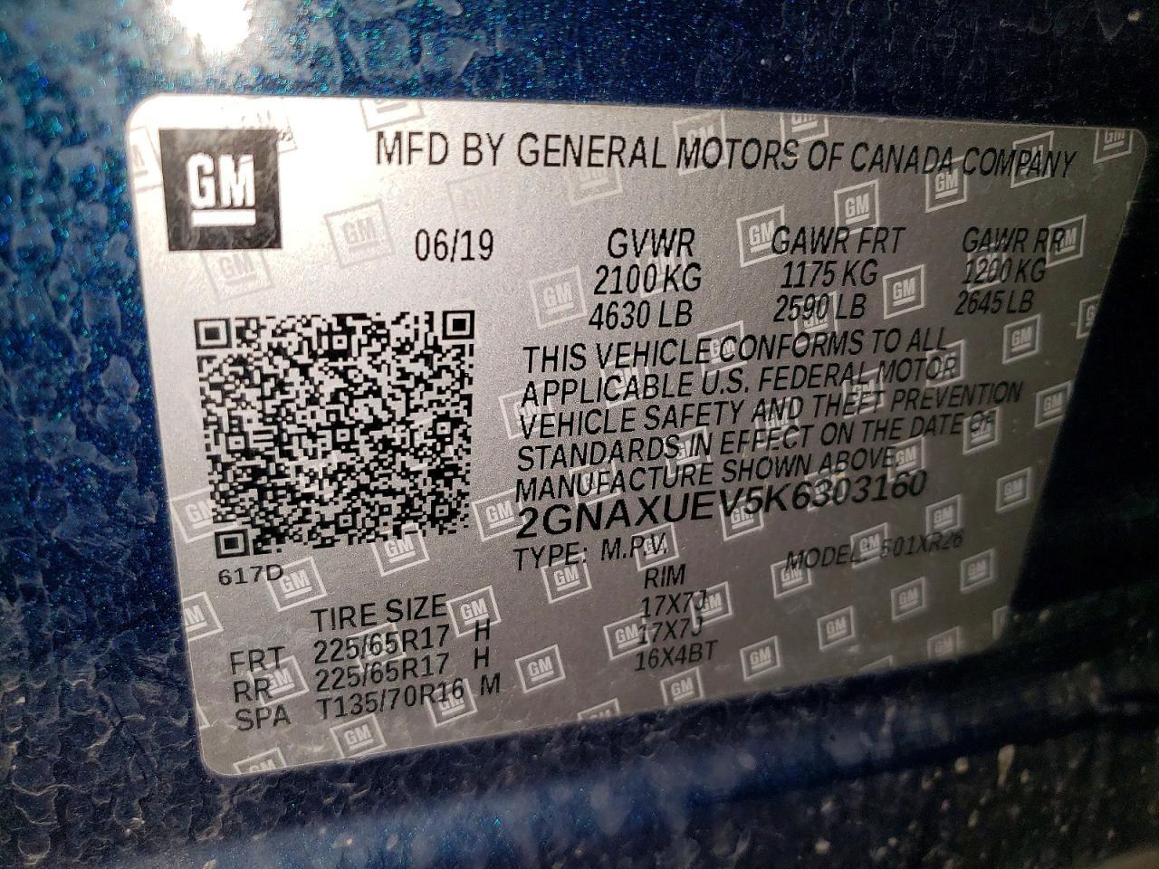 2019 CHEVROLET EQUINOX