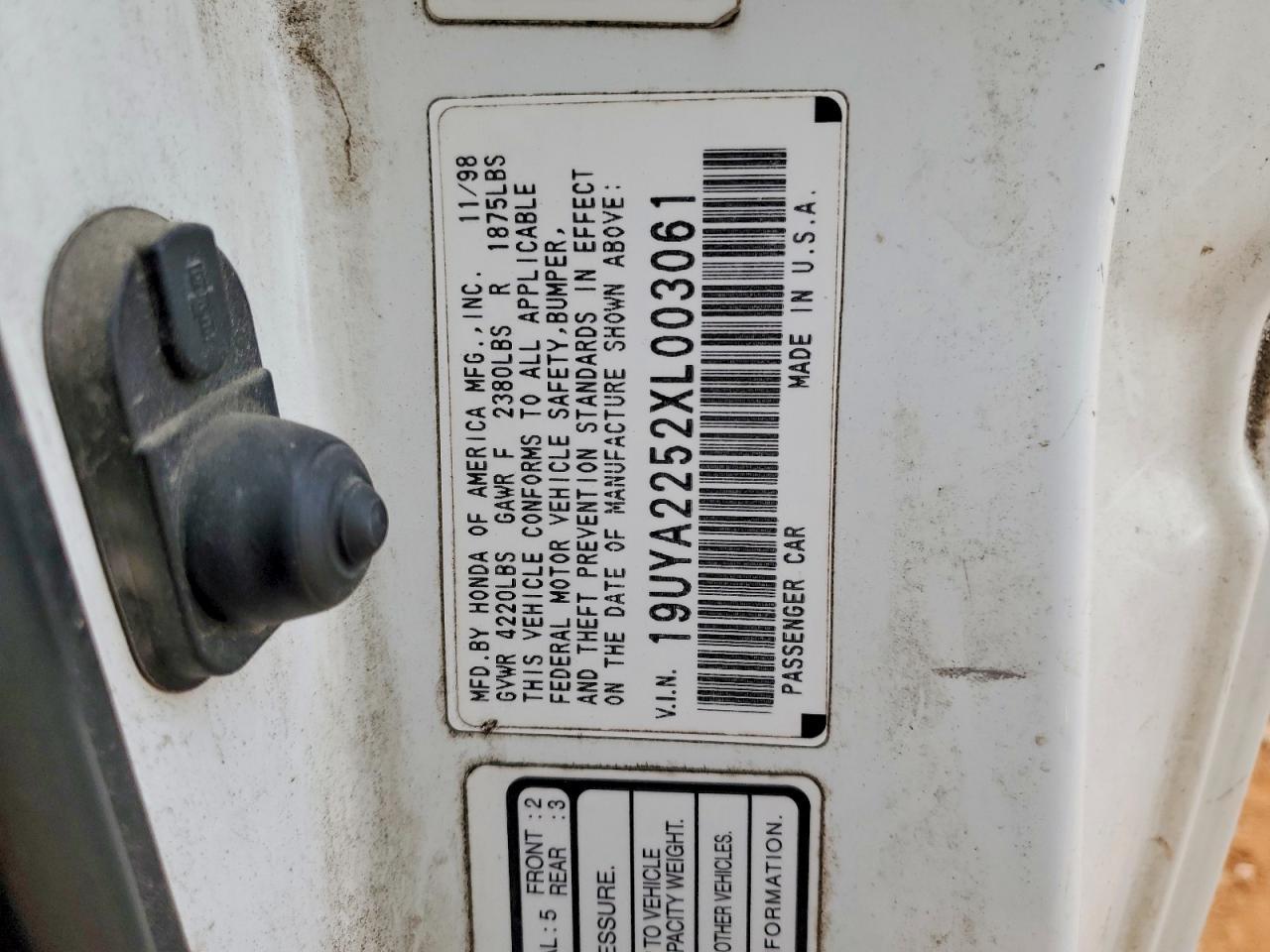 1999 ACURA CL