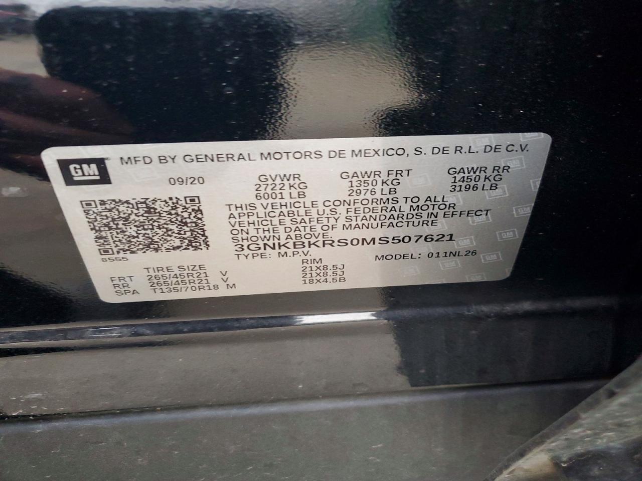 2021 CHEVROLET BLAZER