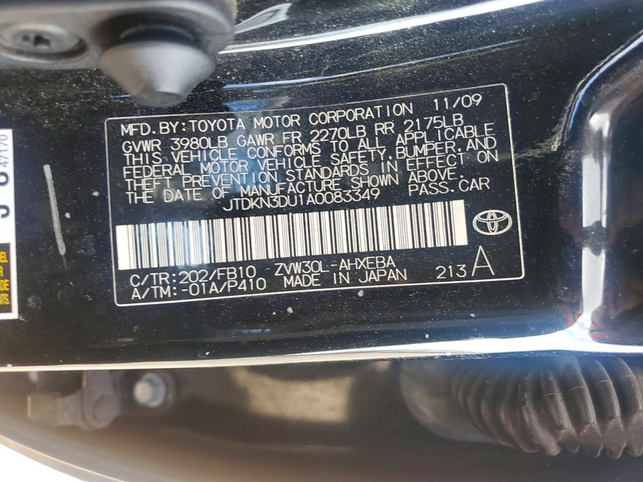 2010 TOYOTA PRIUS