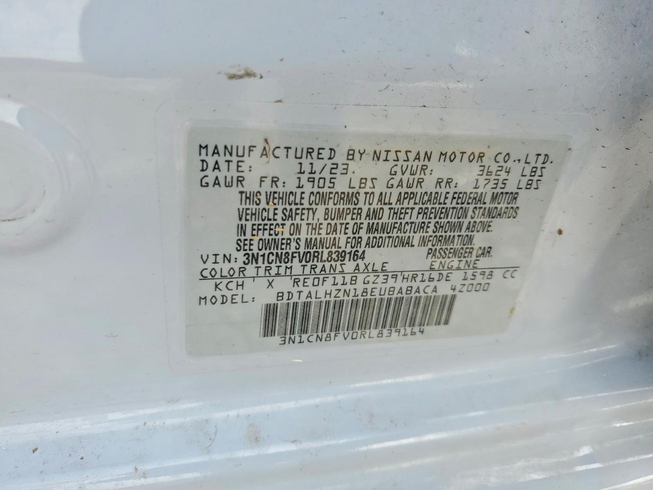 2024 NISSAN VERSA