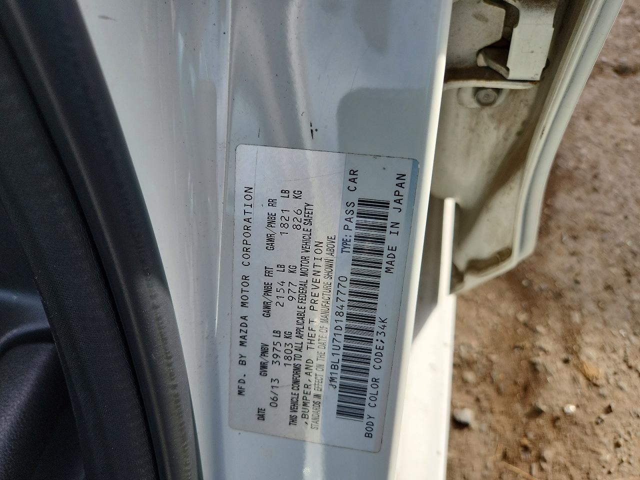 2013 MAZDA 3