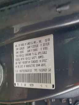 2008 HONDA ACCORD