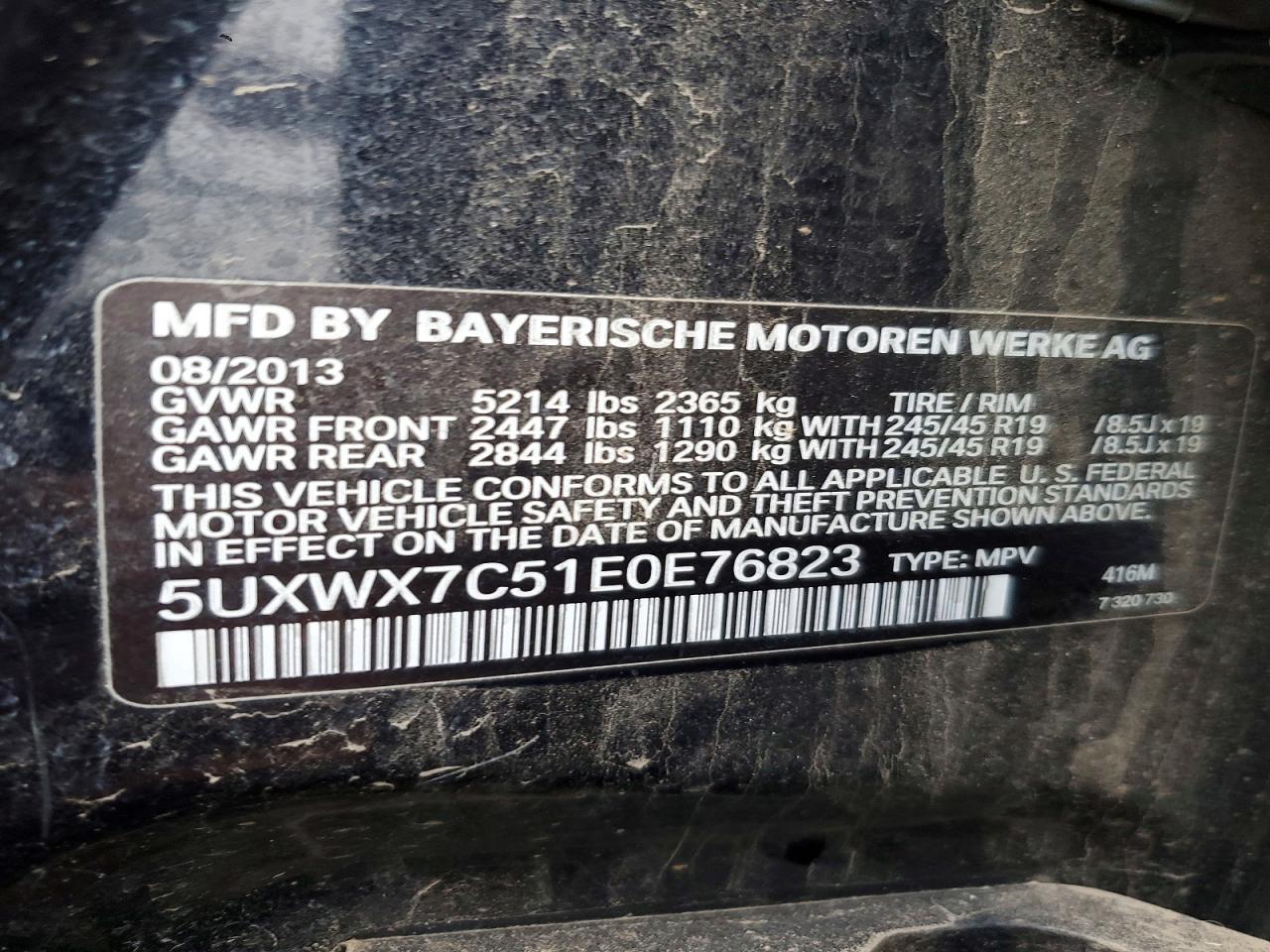 2014 BMW X3