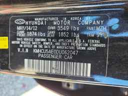2013 HYUNDAI ACCENT